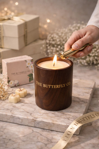 Luxury Wax Diffuser Gift Set — Candle • Burner • Wax Melts • Tea Lights