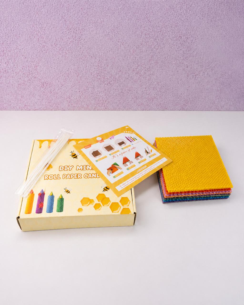 DIY Beeswax Candle Making Kit – 12 Colours