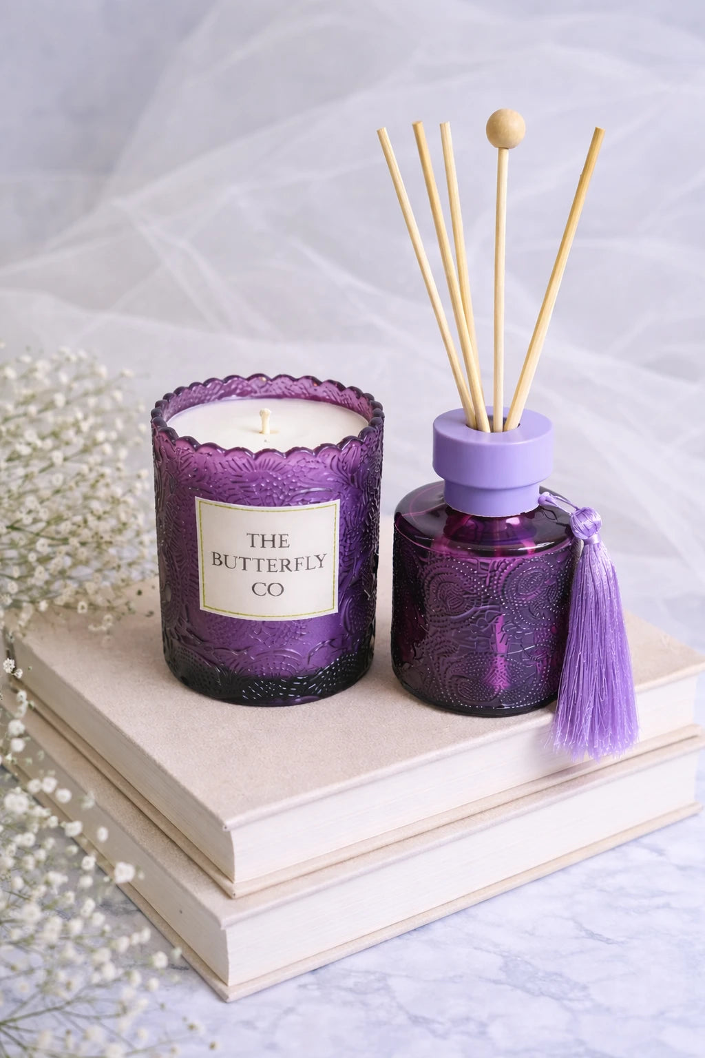 Aura Jar Set – Plum Violet