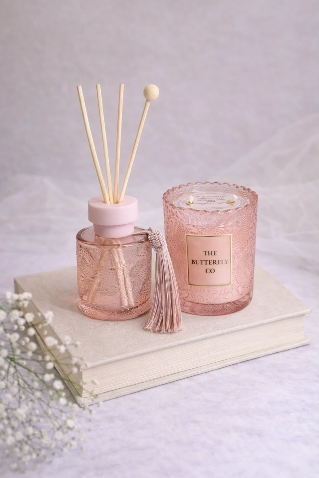 Aura Jar Set – Blush Rose