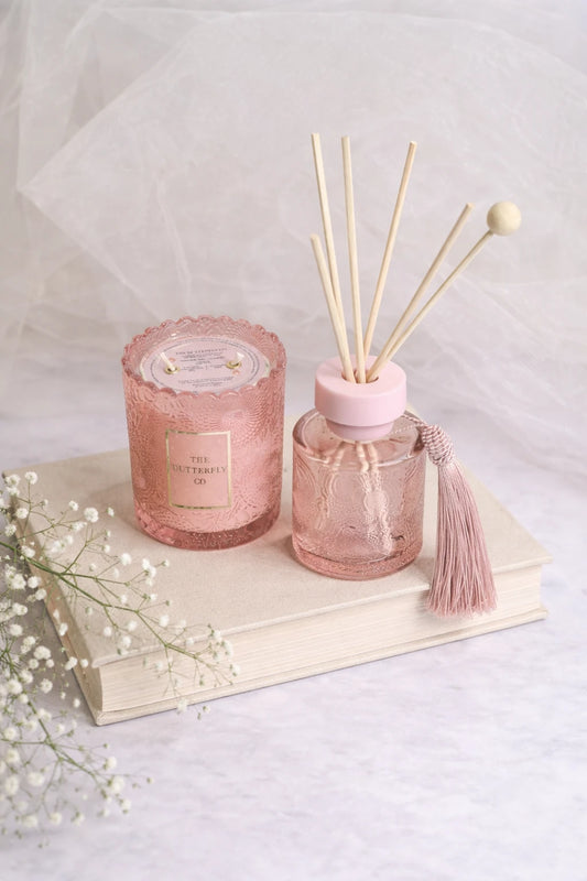 Aura Jar Set – Blush Rose