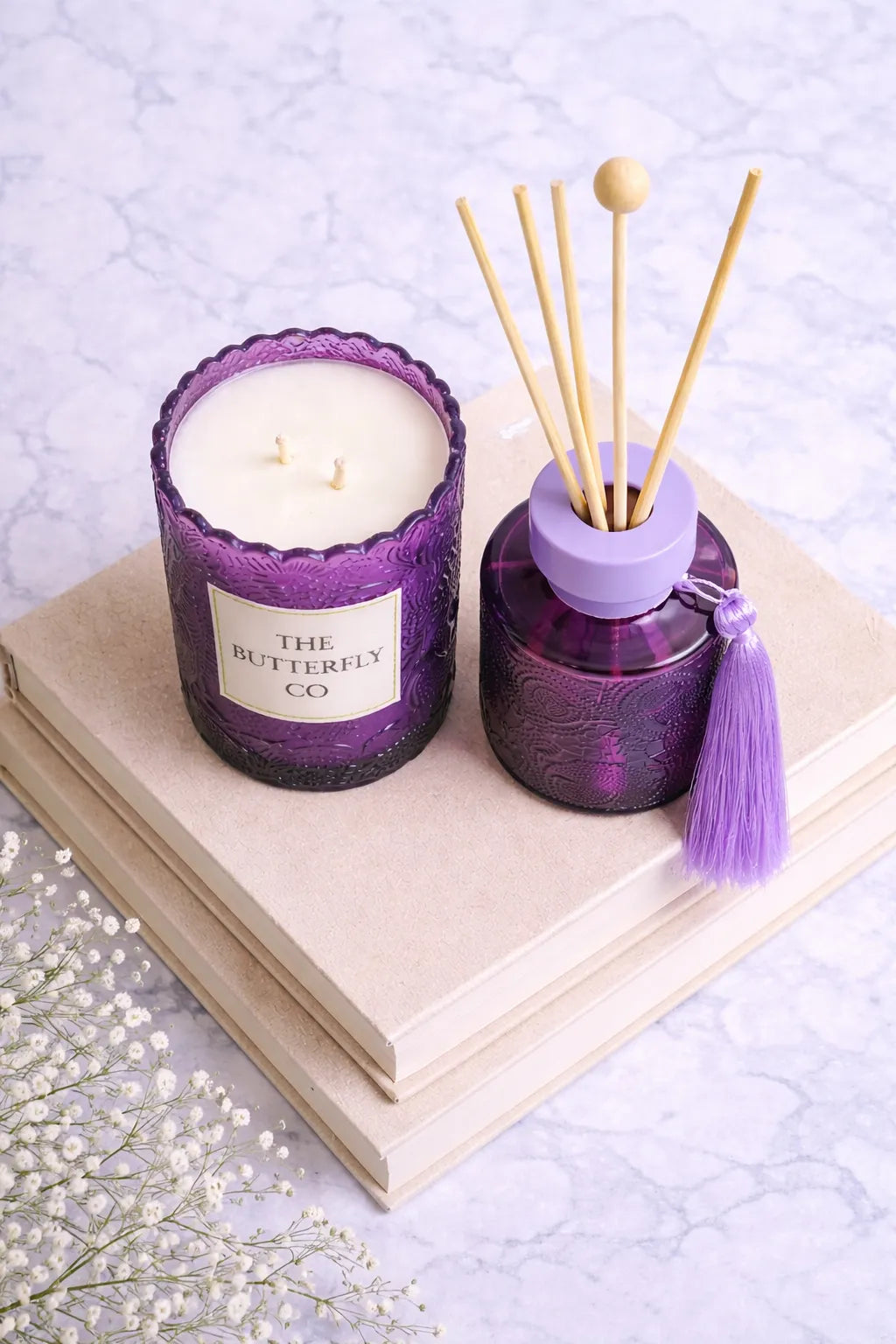 Aura Jar Set – Plum Violet