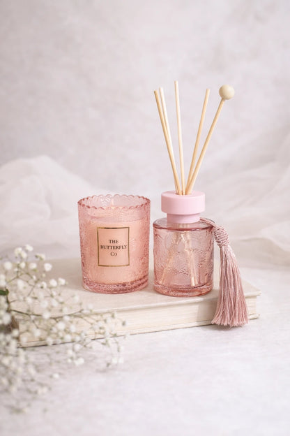 Aura Jar Set – Blush Rose